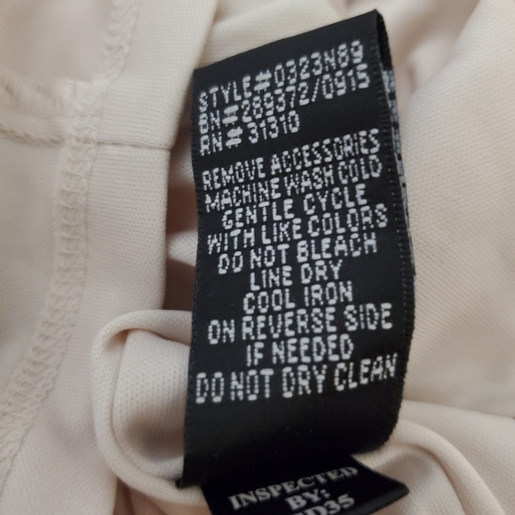 ABG Formal Sparkling Cream Dress w/ Belt - Picture 6 of 10